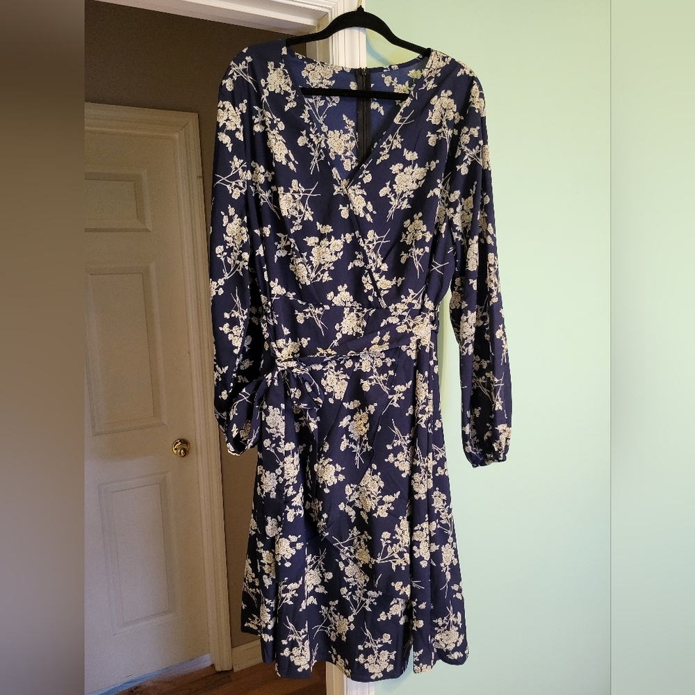 Womens Floral Shein Dress | Size 2x